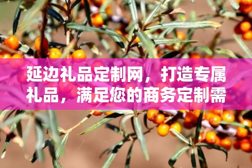 延边礼品定制网，打造专属礼品，满足您的商务定制需求