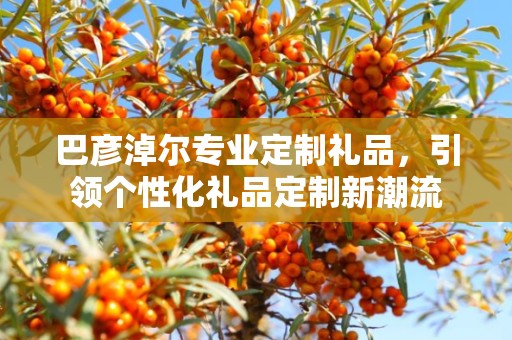 巴彦淖尔专业定制礼品，引领个性化礼品定制新潮流